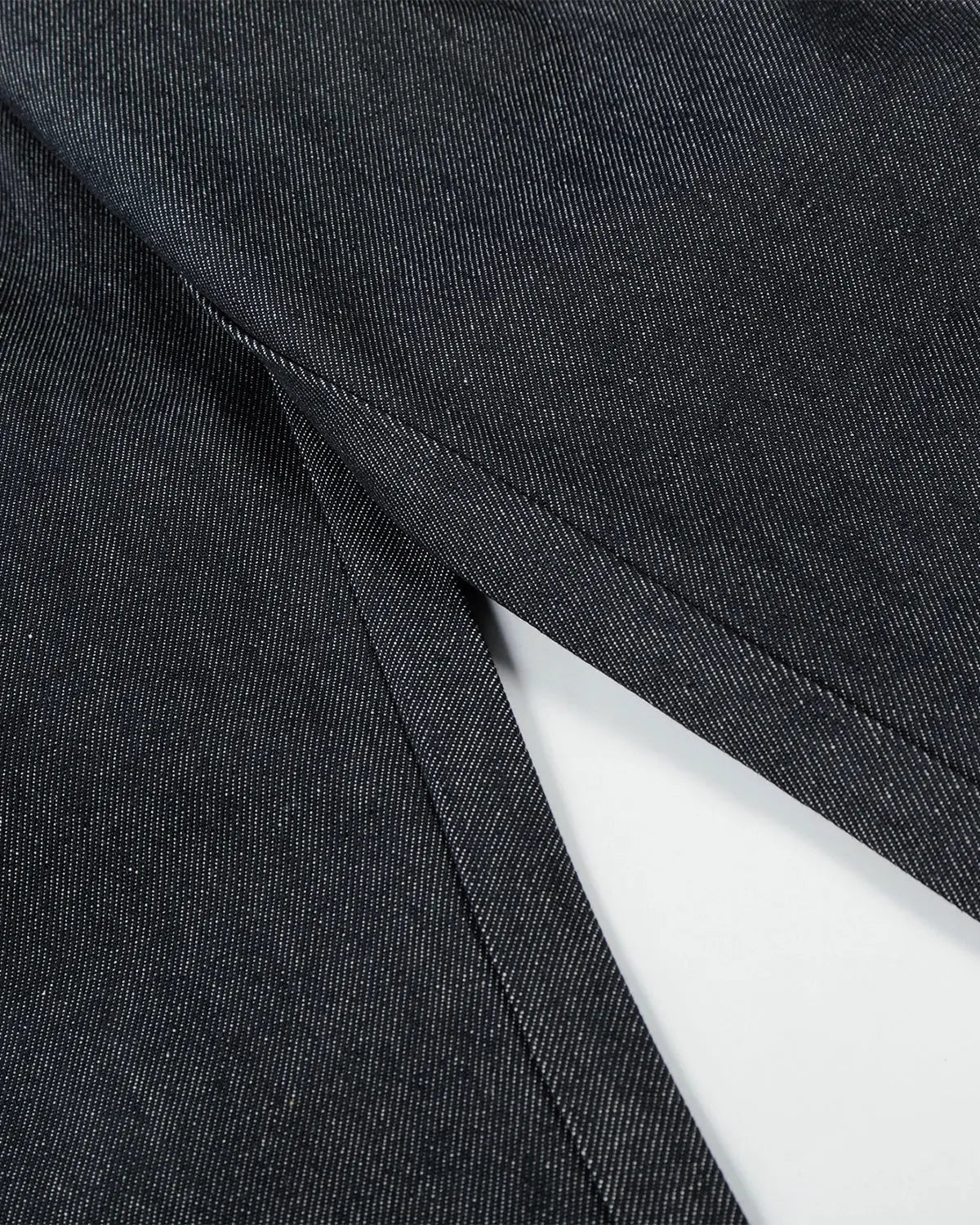 Inflation Contrast Stitching Raw Baggy Jeans with distressed details and loose fit, featuring visible contrast stitching and raw hem.