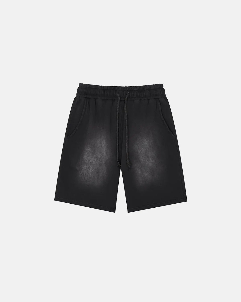 INFLATION Monkey Washed Sweat Shorts, casual pants with a relaxed fit, featuring a washed fabric and streetwear style.