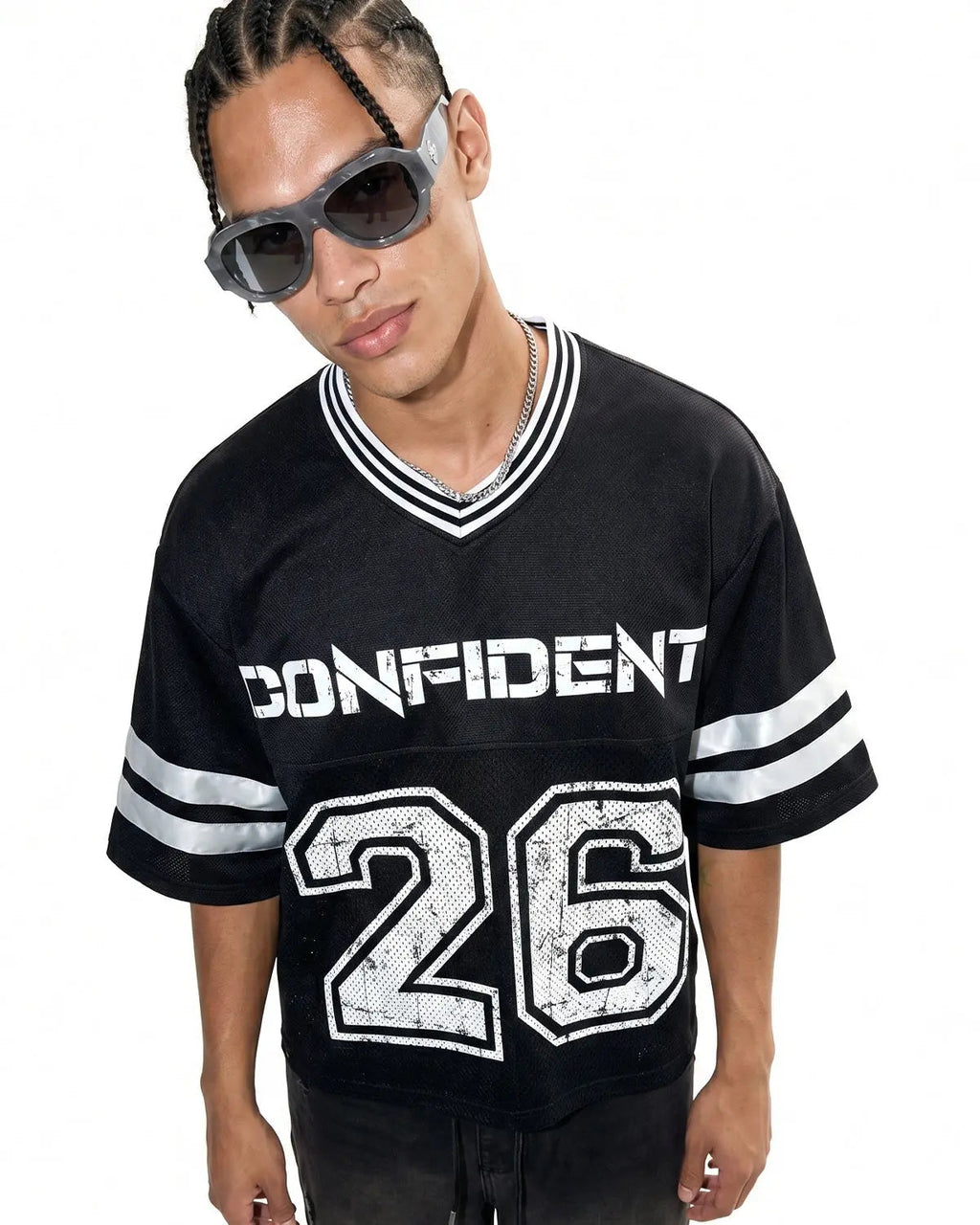 Vintage Number Mesh Jersey from Inflation Streetwear featuring bold numbers and breathable mesh fabric.