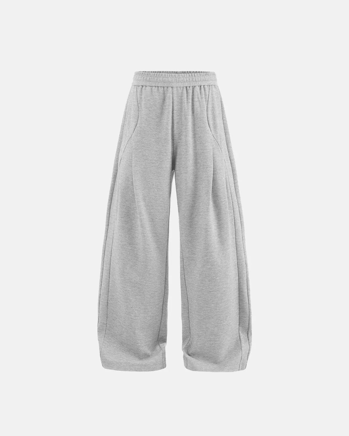 Deconstructed wide leg sweatpants from INFLATION Streetwear featuring a relaxed fit and casual, modern style in soft fabric.