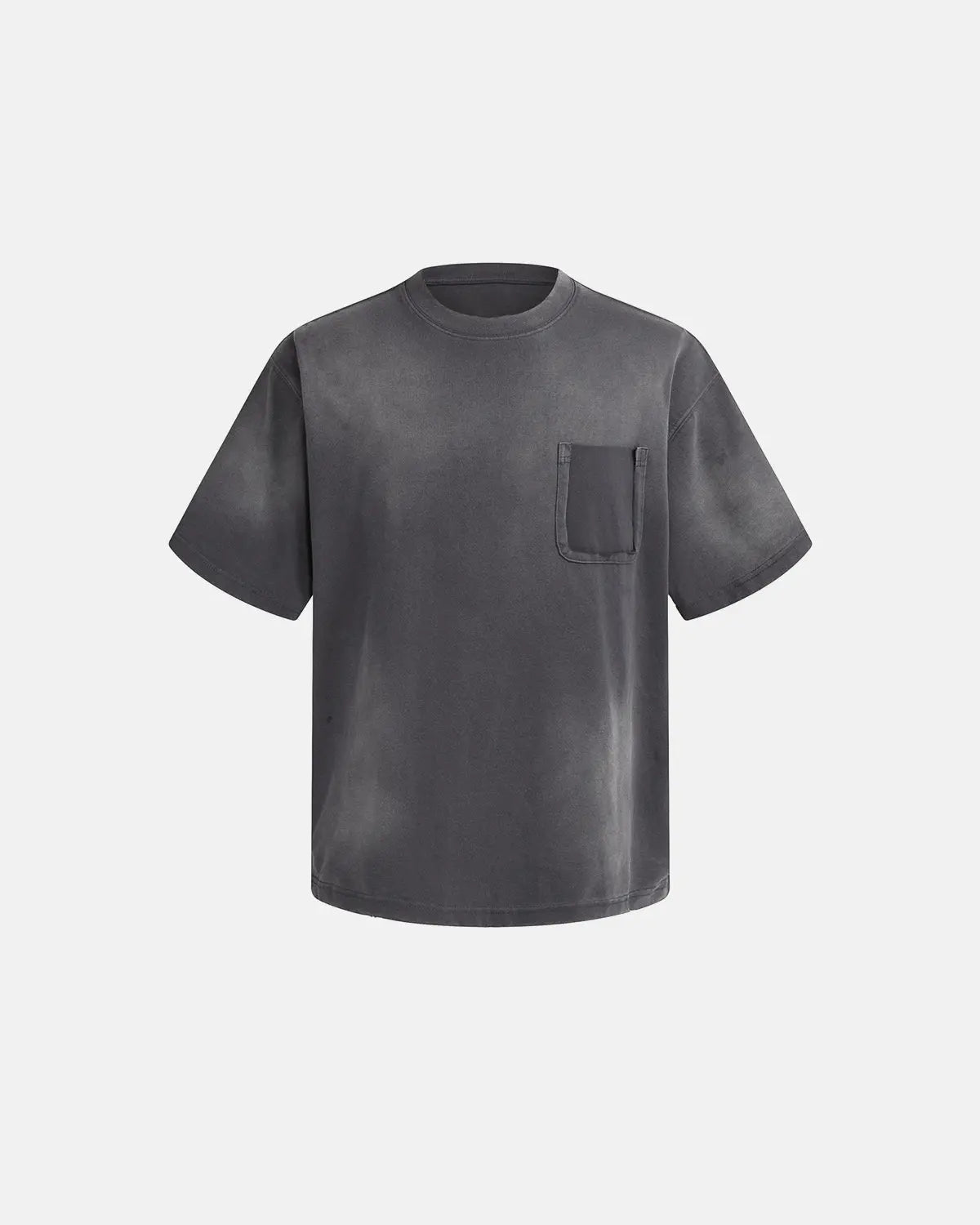 Inflation Streetwear Monkey Wash distressed T-shirt featuring a faded, vintage look with a graphic monkey design on soft cotton fabric.