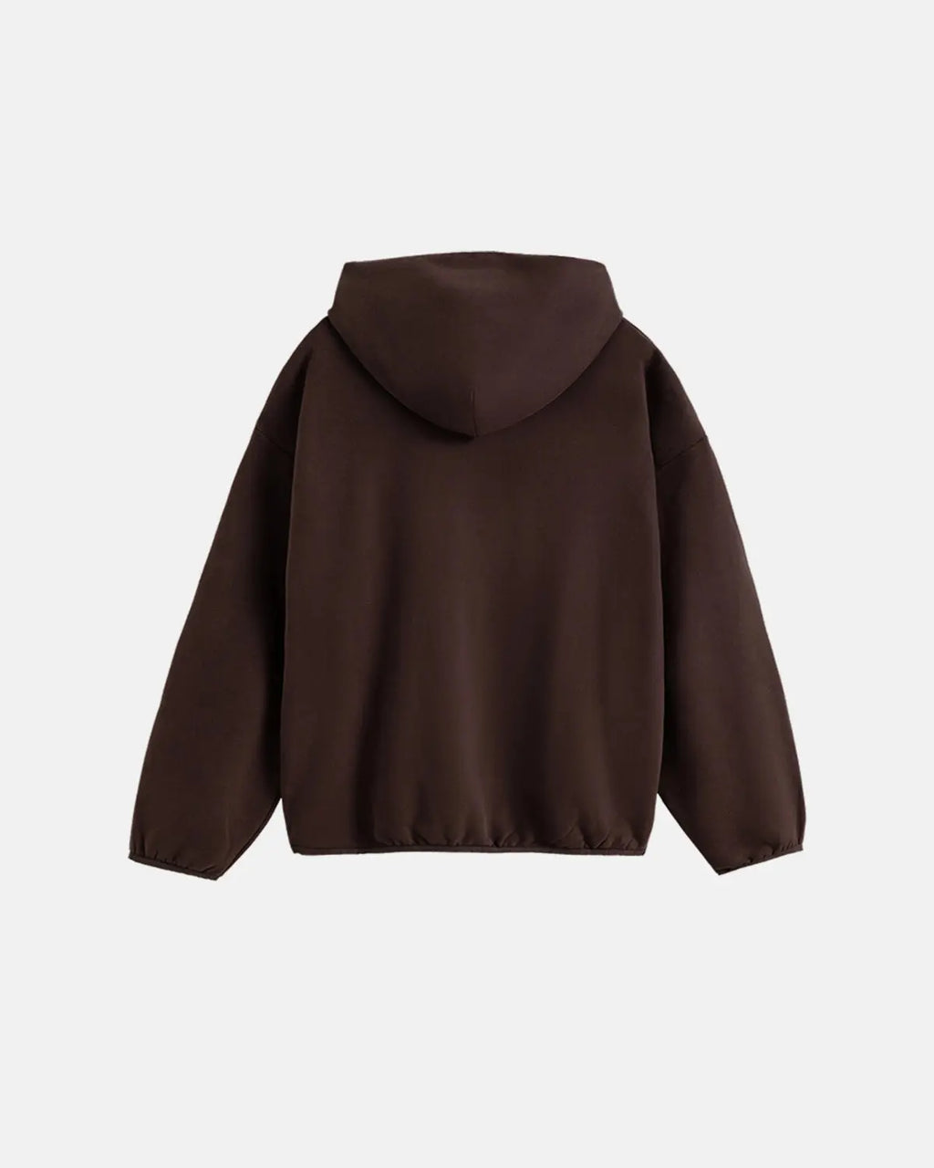 Flation Premium Velvet Hoodie featuring a soft, plush velvet fabric, casual streetwear style, in a relaxed fit, shown in a neutral color.