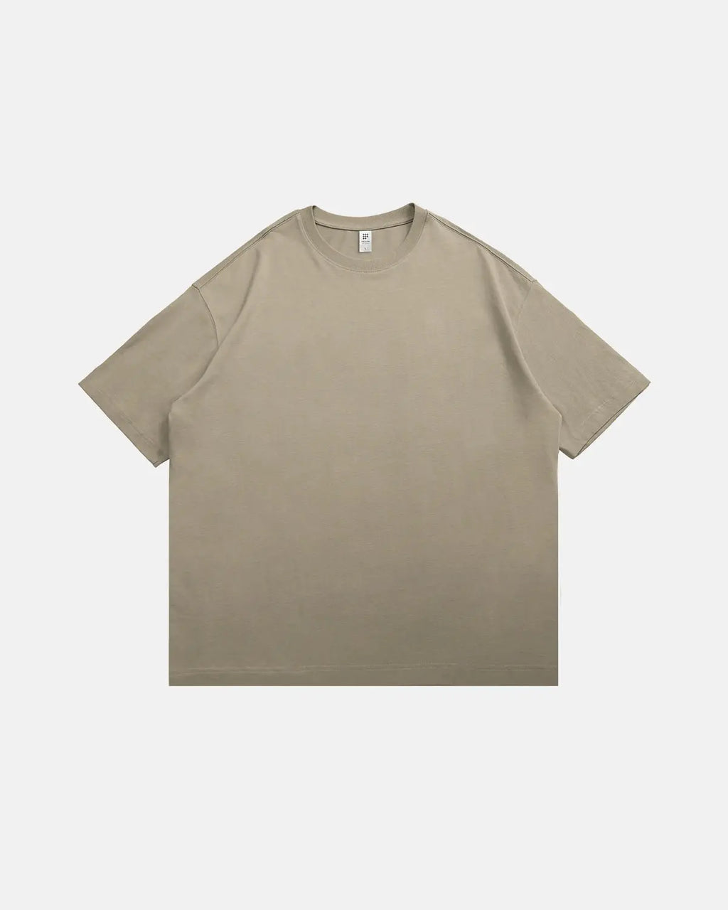 Oversized heavyweight cotton T-shirt from InflationUS streetwear collection, featuring a relaxed fit and durable fabric.