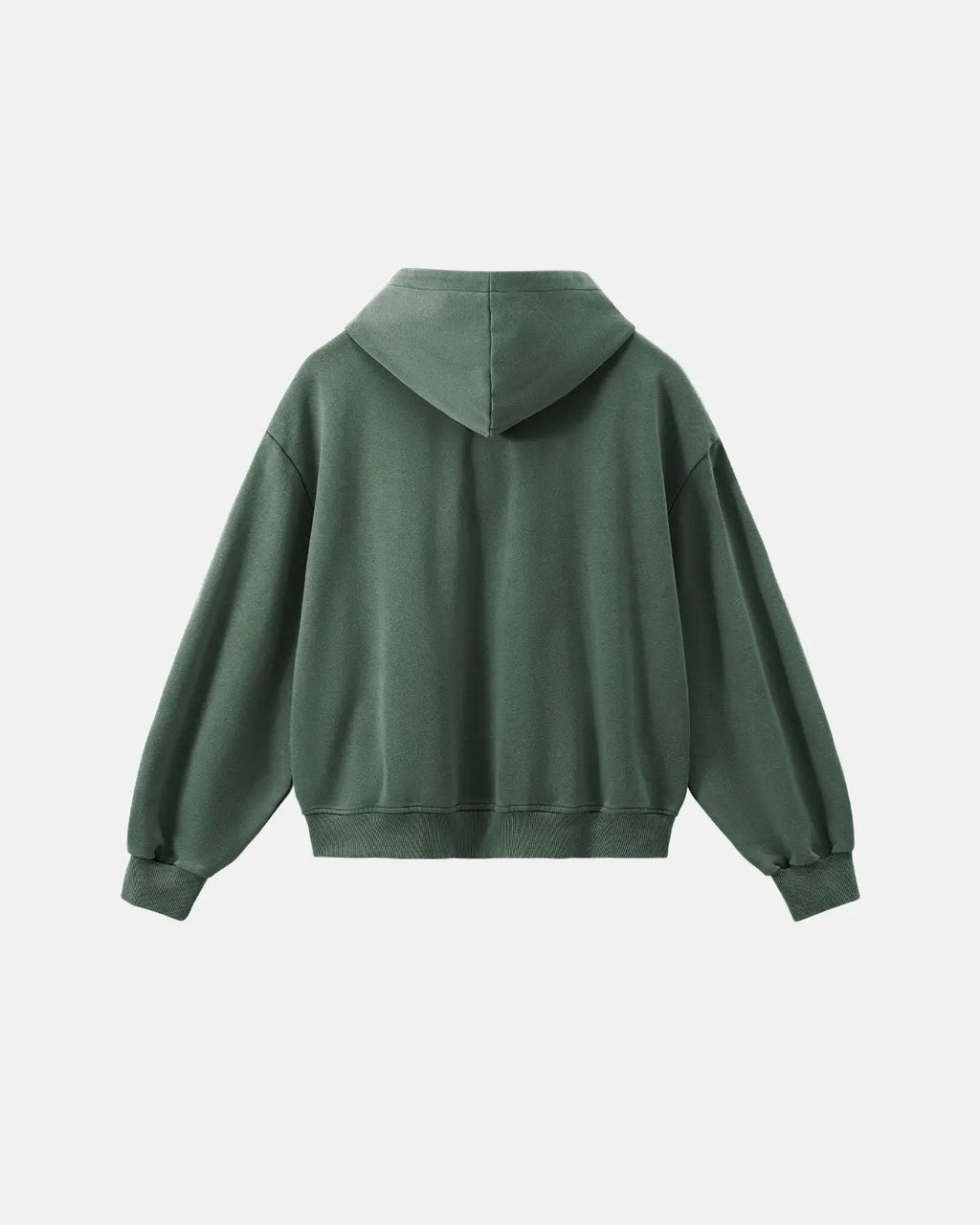 Inflation Streetwear Garment Washed French Terry Hoodie with a relaxed fit, featuring soft fabric and casual style.