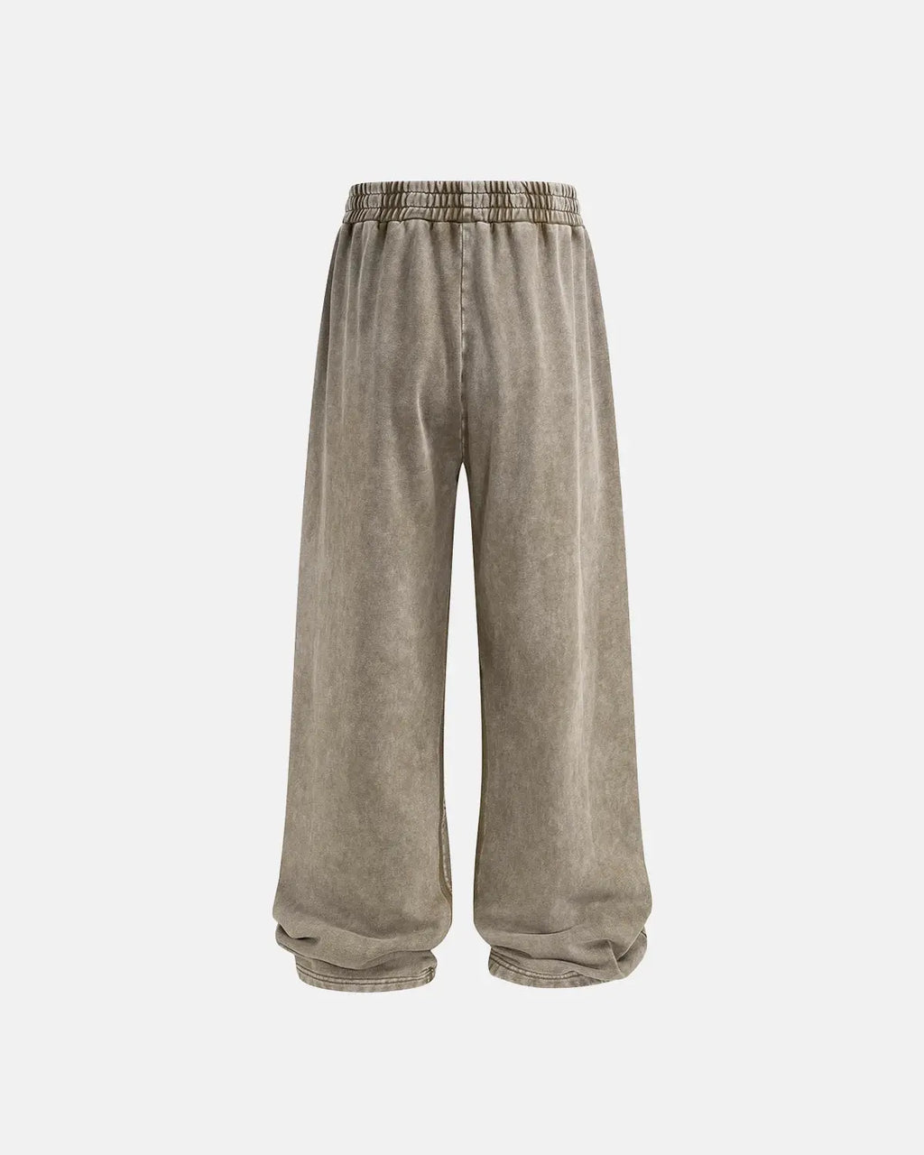 Flation Straight Leg Acid Wash Sweatpants with relaxed fit and casual style, featuring a distressed acid wash finish.