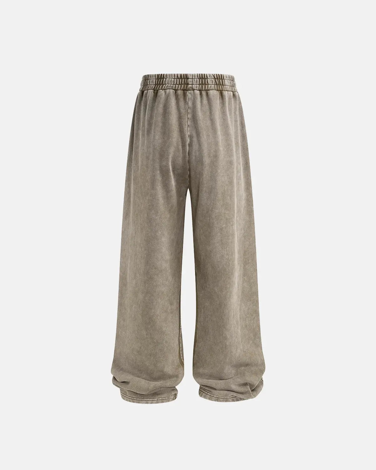 Flation Straight Leg Acid Wash Sweatpants with relaxed fit and casual style, featuring a distressed acid wash finish.