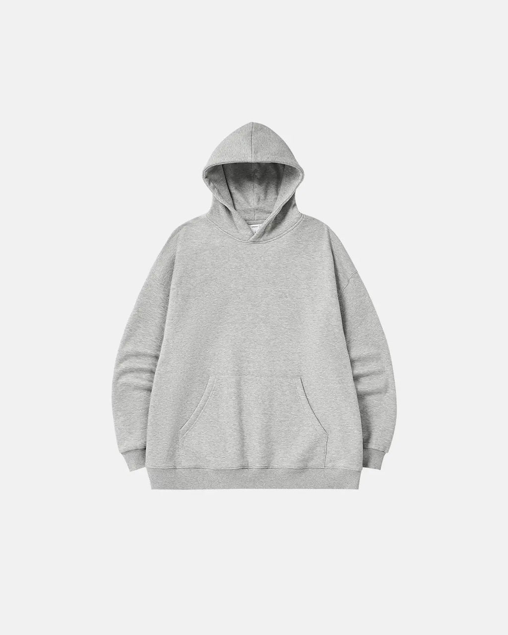 Inflation Premium Thermal Oversized Hoodie in black, featuring a cozy, thick fabric and a relaxed fit for comfort.