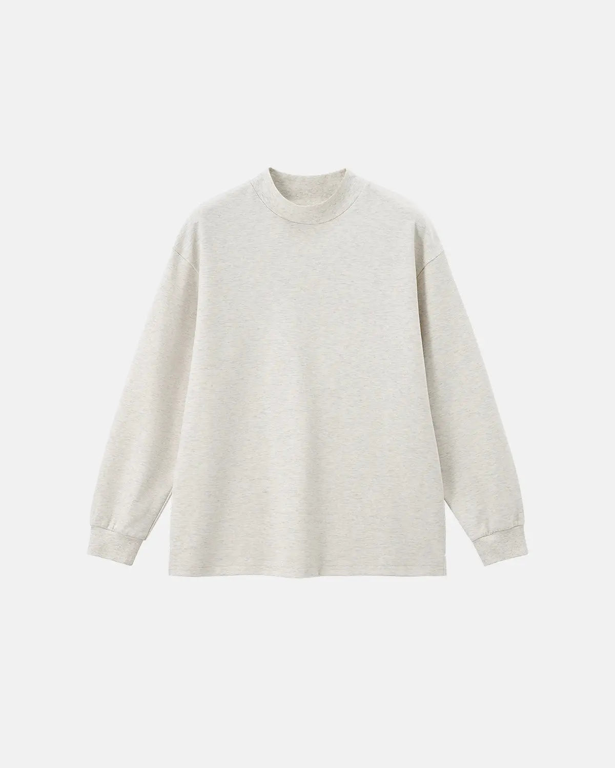 Soft touch mock neck sweatshirt by INFLATION featuring a cozy, stylish streetwear design with a relaxed fit and smooth fabric.