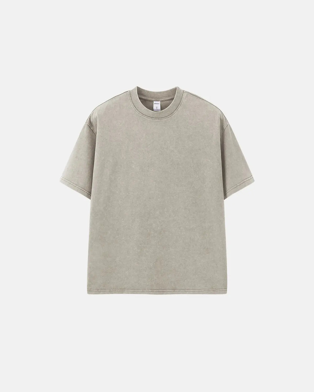 White Flation Snow Flakes Wash Tee with snowflake graphic and streetwear style, casual men's t-shirt.