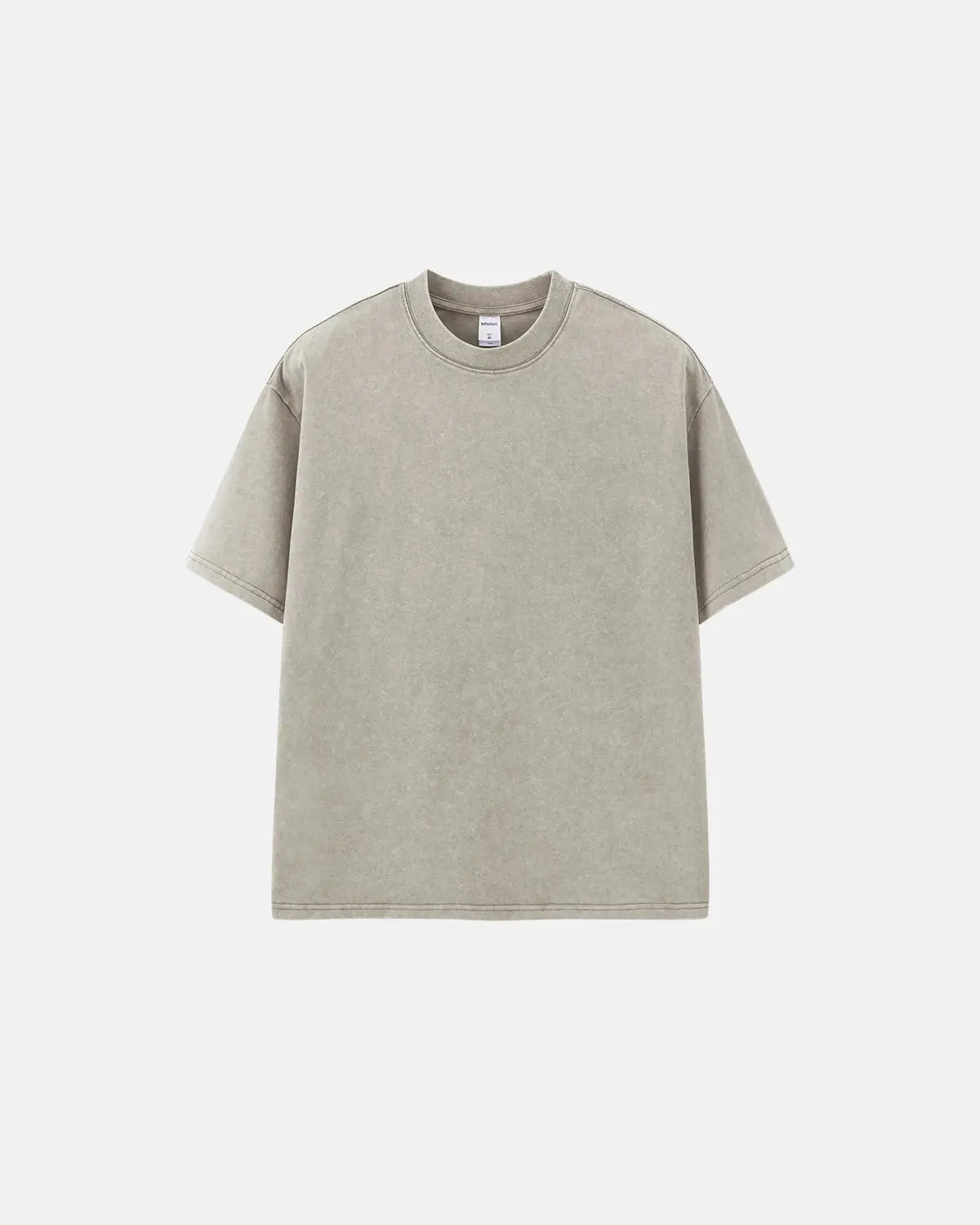 White Flation Snow Flakes Wash Tee with snowflake graphic and streetwear style, casual men's t-shirt.