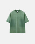 Oversized Monkey Acid Wash Tee by Flation Streetwear featuring a relaxed fit and faded, vintage-style acid wash fabric.