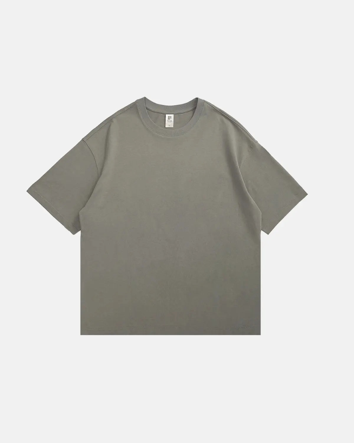 InflationUS heavyweight oversized cotton t-shirt, shown in a relaxed fit with bold streetwear style, white color, and simple design.