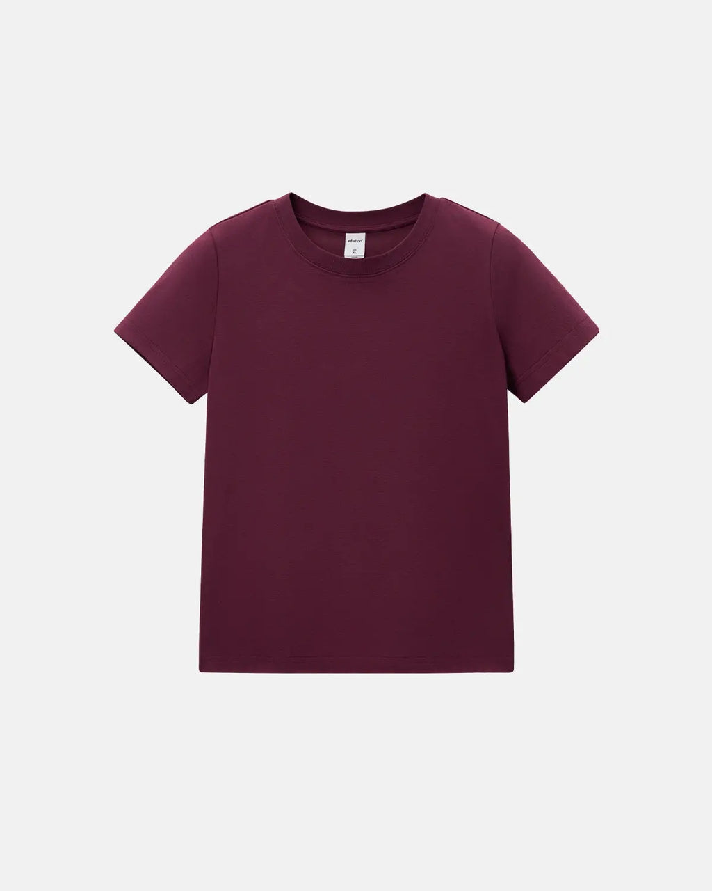 Inflation Streetwear stretch cooling crop fruit T-shirt featuring vibrant fruit graphic on lightweight fabric.