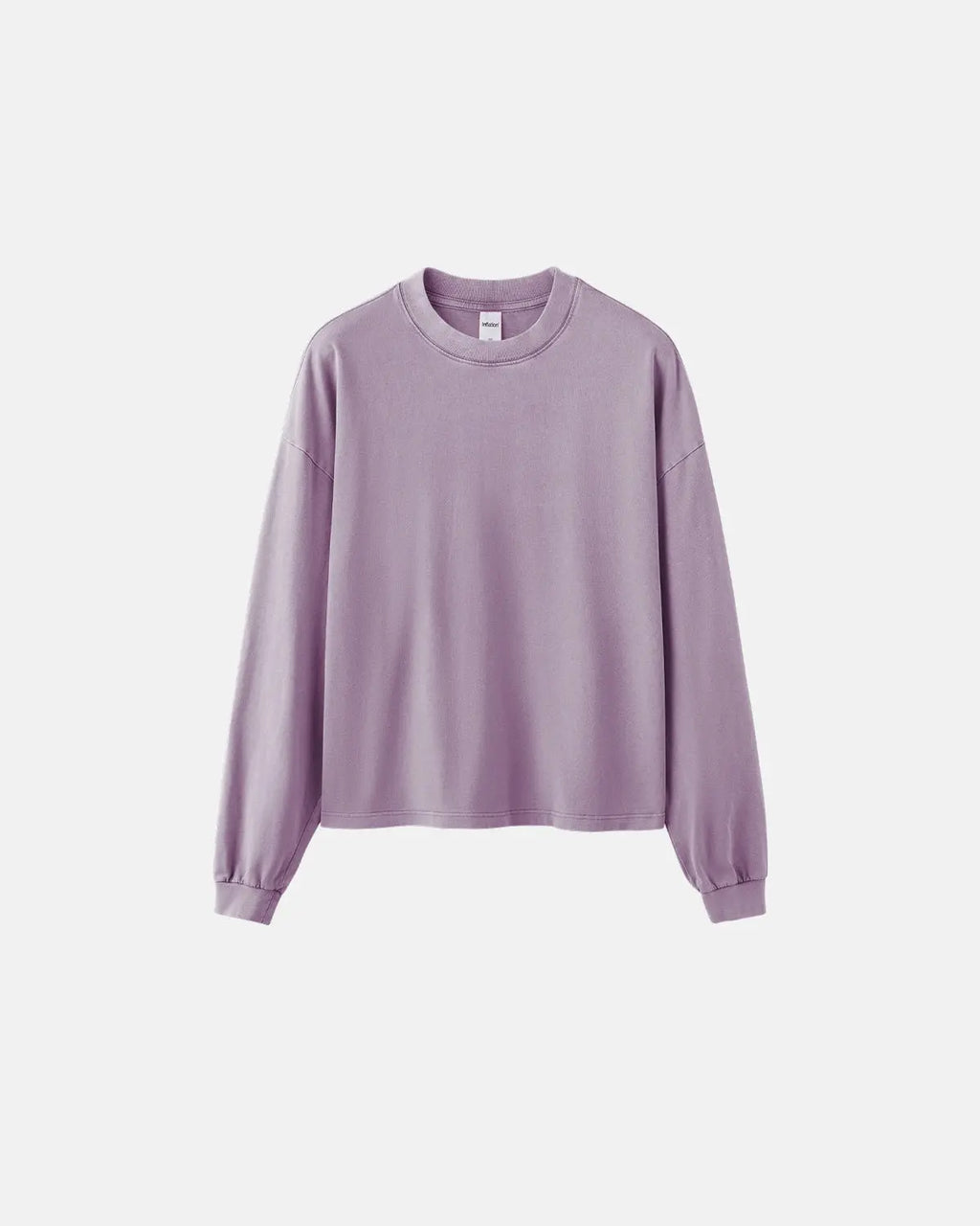 Distressed washed long sleeve tee by Flation Streetwear, featuring a faded, vintage look with ripped details and relaxed fit.