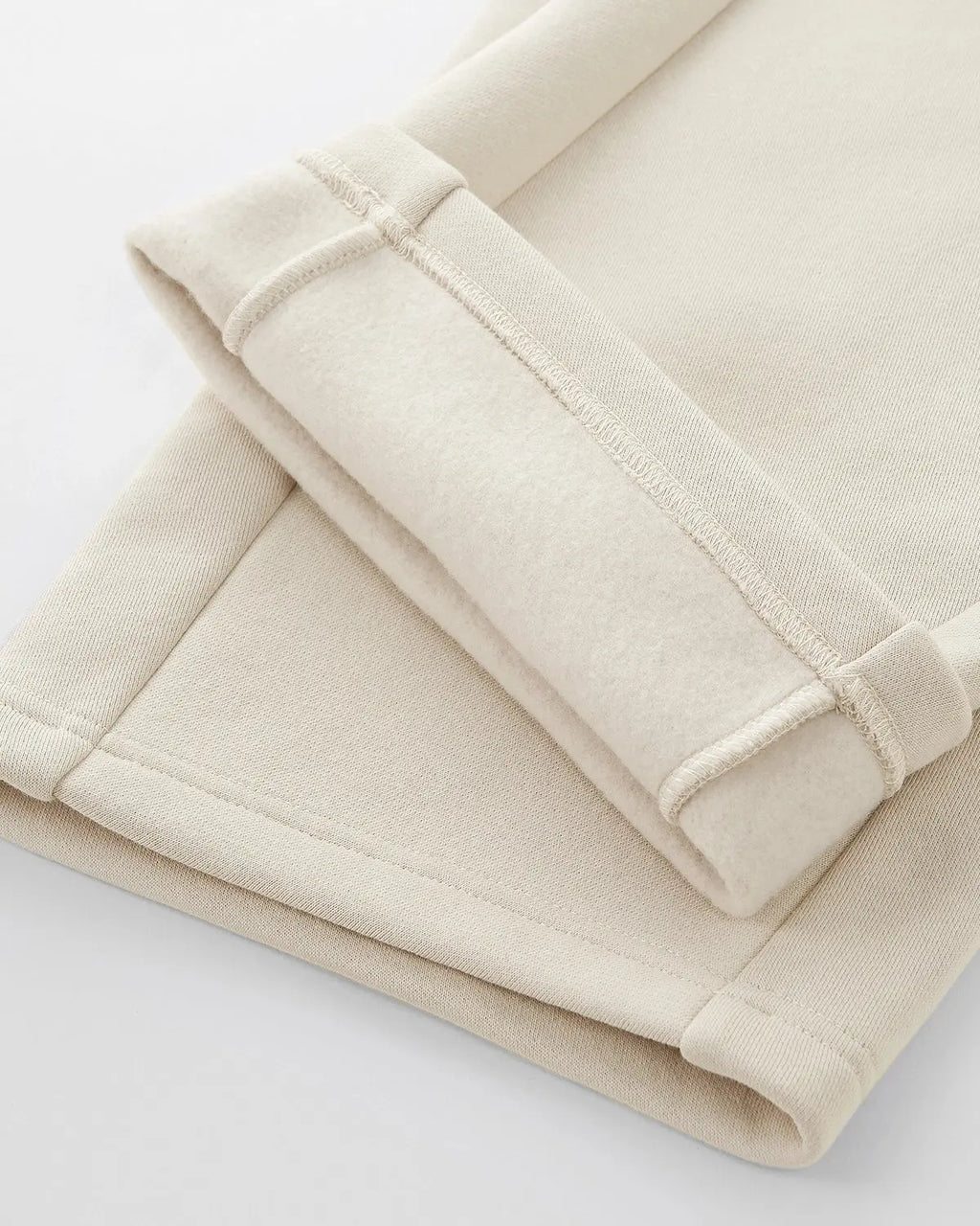 Solid color fleece barrel sweatpants by INFLATION, featuring a relaxed fit and elastic waistband in a cozy, casual style.