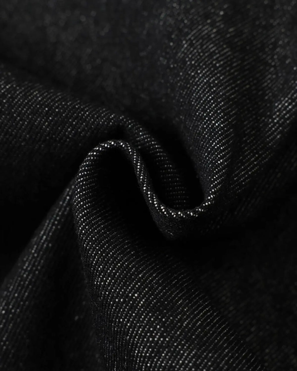 Metal toggle raw denim jacket by Flation, featuring classic raw denim fabric and metal button details, styled for streetwear fashion.