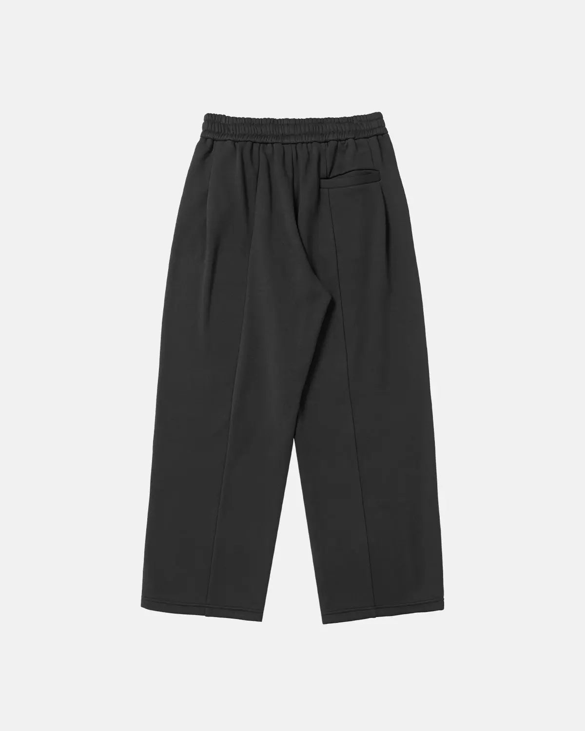 INFLATION Stretch Thermal Fleece Sweatpants in black, featuring a comfortable fit and elastic waistband for cold weather wear.