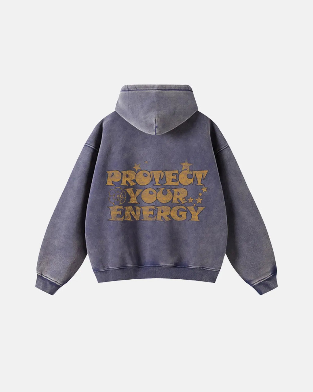 Washed zip-up hoodie from Flation featuring "Your Life Matters" print, casual streetwear style, with front pockets and a drawstring hood.
