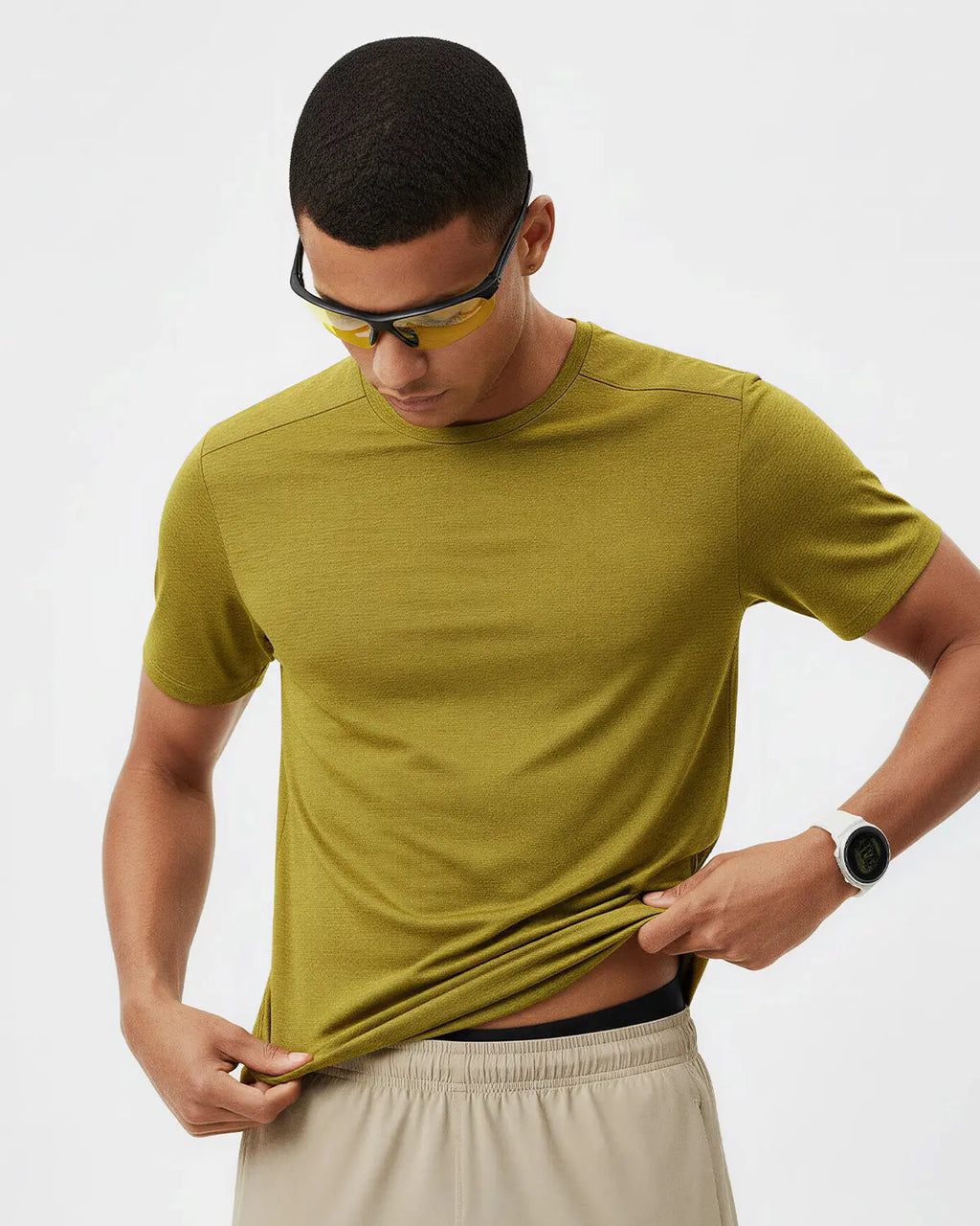 INFLATION AirFlow Rudolf breathable tee with Inflation Techlation fabric, showcasing its lightweight, comfortable fit and detailed design.