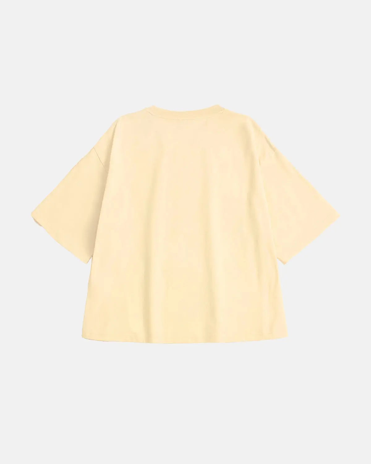 Inflation Streetwear Boxy Smile Graphic T-Shirt with bold smiley face print, relaxed fit, and casual streetwear style.