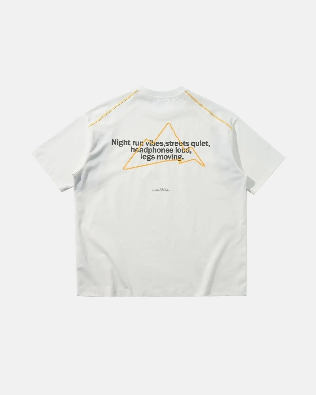 Inflation Streetwear glow-in-the-dark stitching oversized T-shirt featuring bold design and luminous accents on soft fabric.