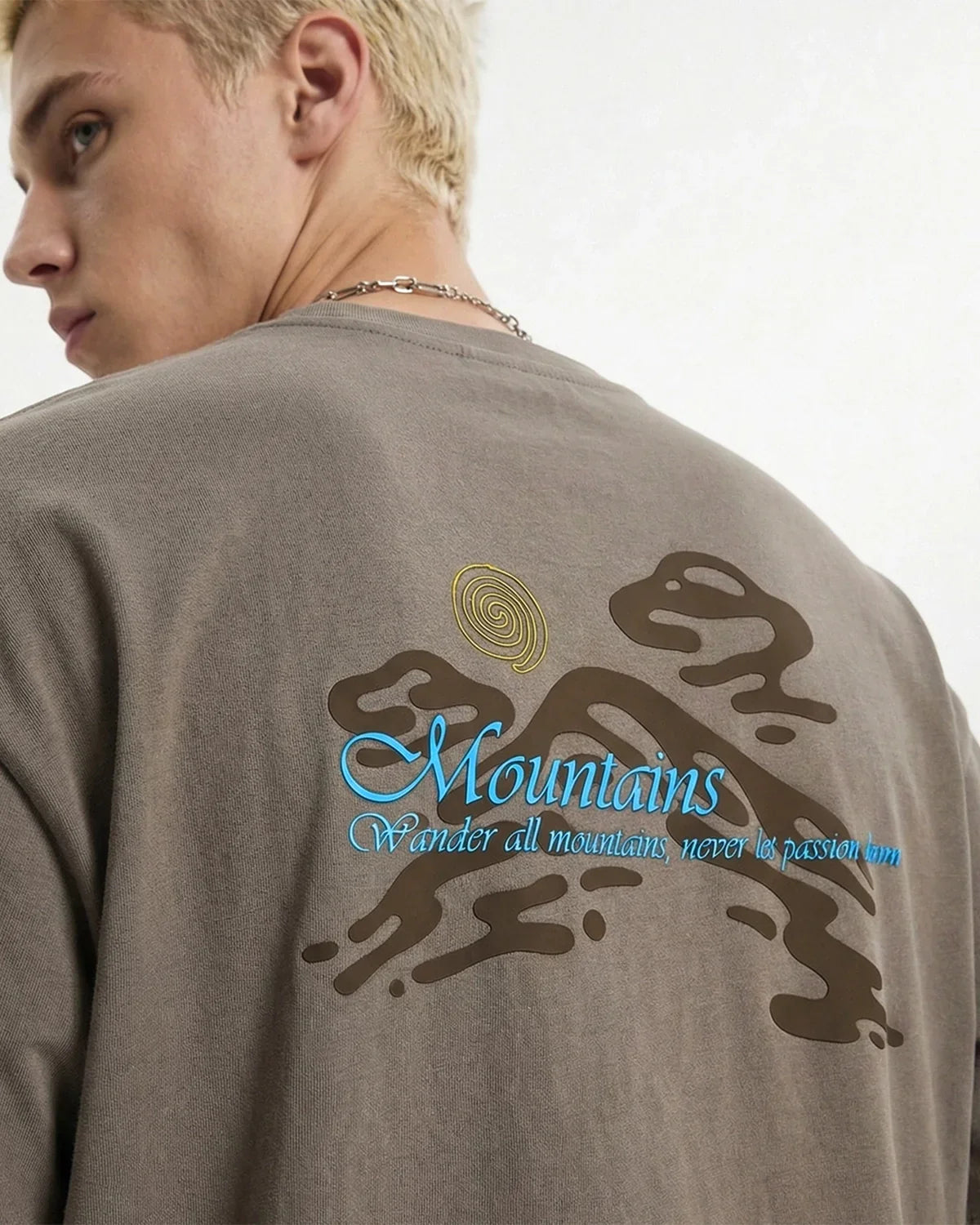 Inflation Streetwear heavyweight oversized graphic T-shirt featuring bold printed design on front, relaxed fit, black color.