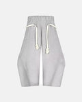 Flation Super Baggy Barrel Sweatpant in black with a relaxed fit and elastic waistband, streetwear style for casual comfort.