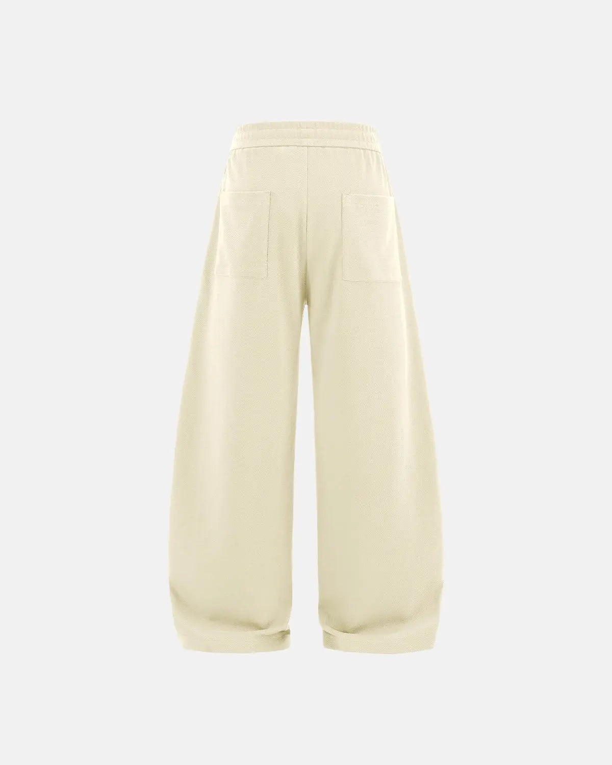 Deconstructed wide-leg sweatpants by Inflation Streetwear featuring loose fit, layered design, and casual comfort.