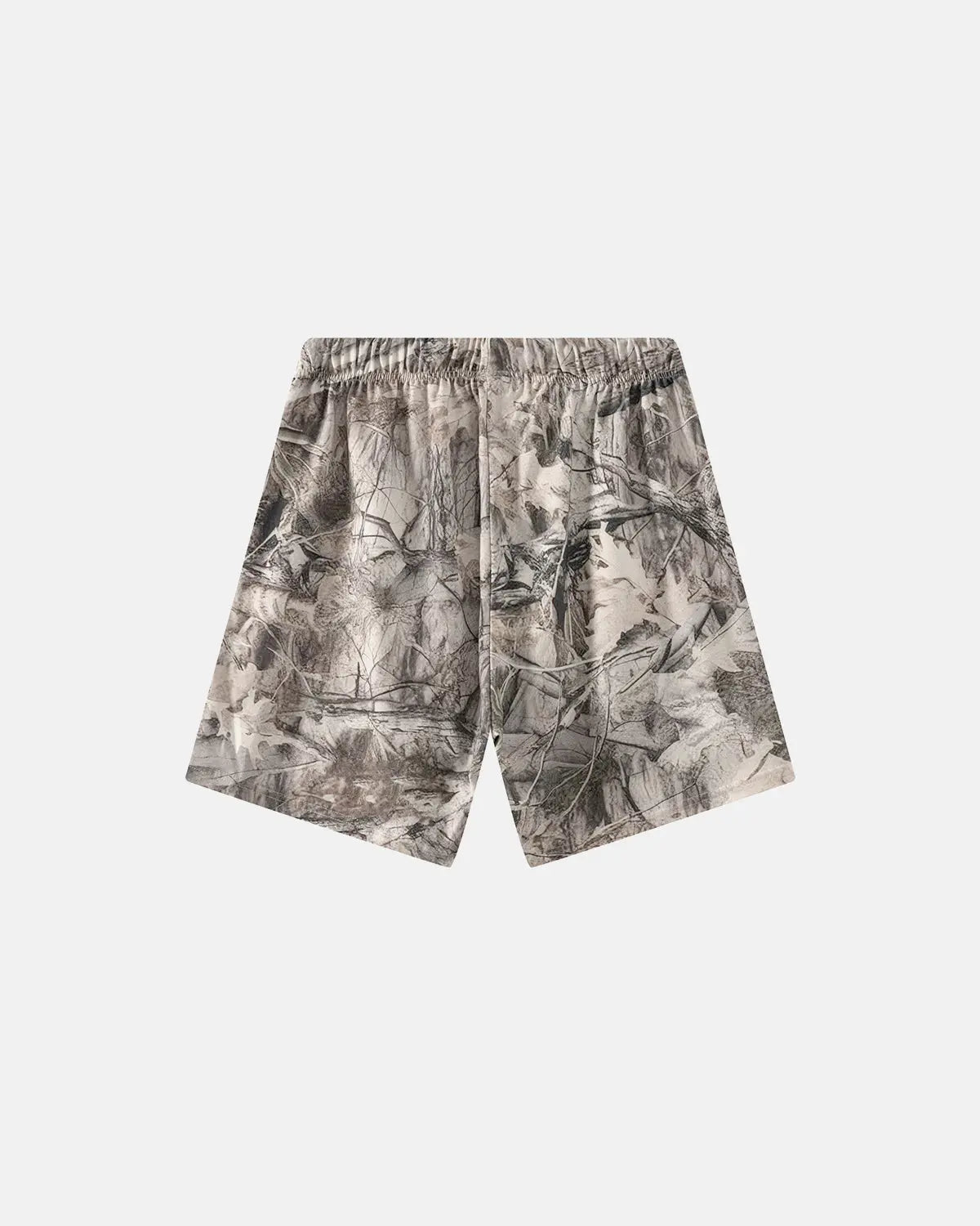 Realtree camo shorts from INFLATION streetwear, casual pants with a camouflage pattern, suitable for outdoor and urban wear.