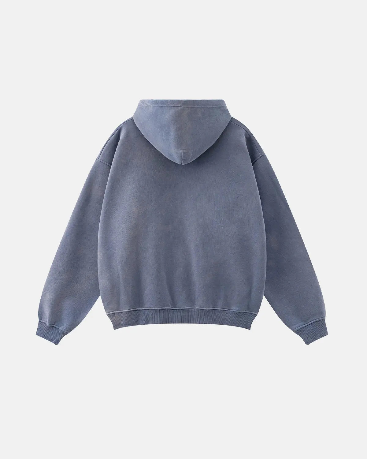 Inflation streetwear graffiti print acid washed fleece hoodie with bold urban design and comfortable fit.