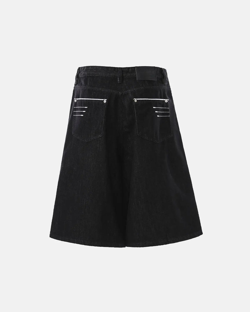 Inflation Streetwear longline wide-leg jorts pants with a relaxed fit, casual streetwear style, shown in the image.