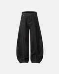 Raw Color Super Baggy Jeans by Flation Streetwear, showcasing oversized fit, distressed denim, and raw hem details.