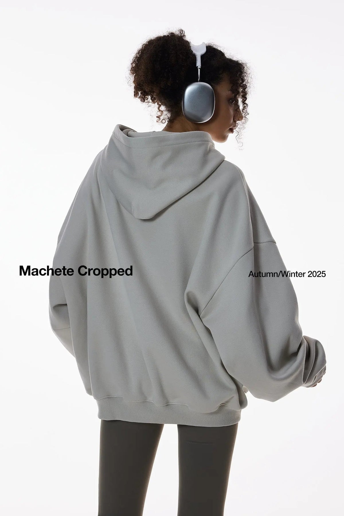 Inflation Streetwear logo cropped fleece hoodie, close-up view showing the hoodie’s fabric and branded logo detail.