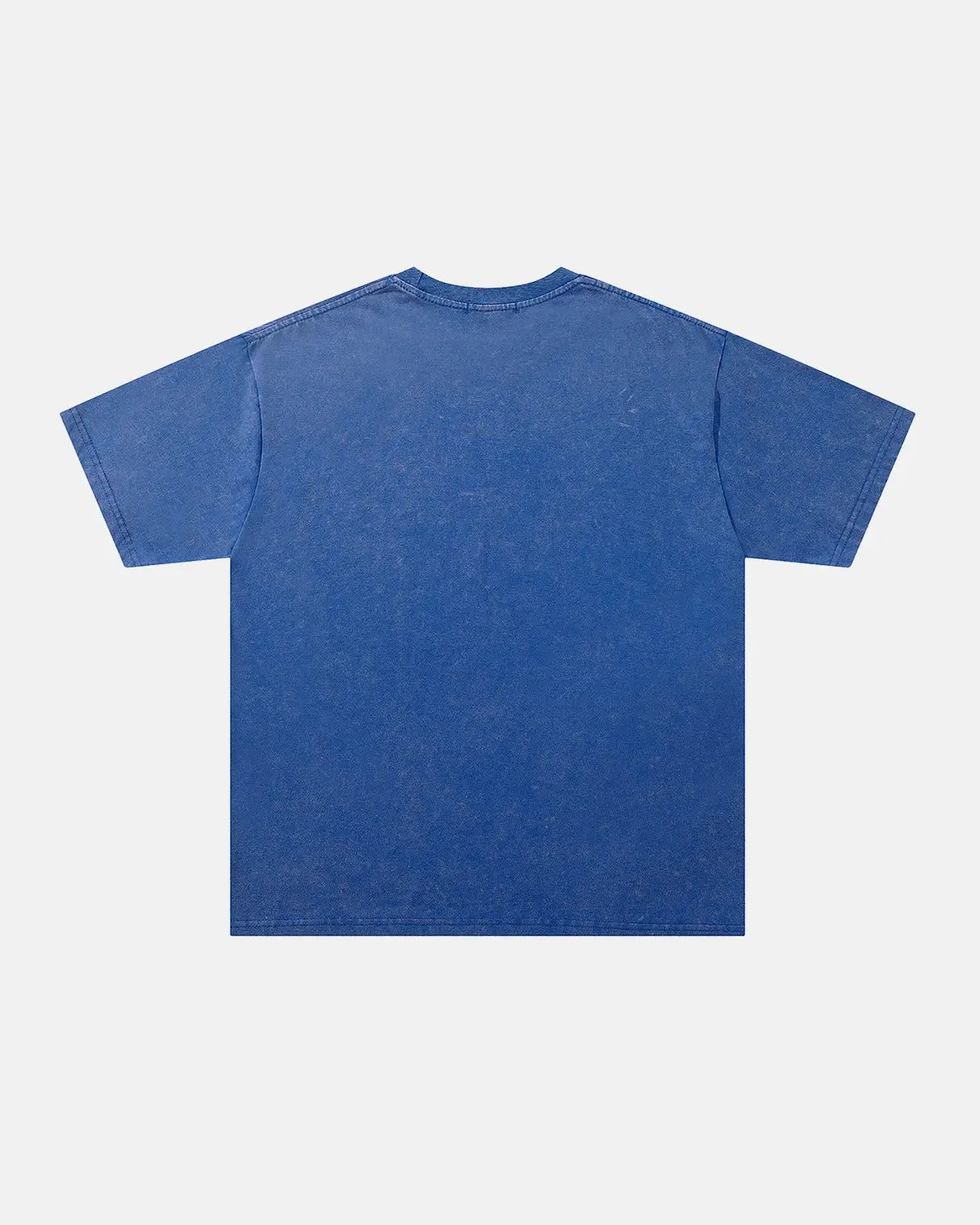 Washed rhinestone flame design boxy T-shirt by INFLATION streetwear, featuring a relaxed fit and bold flame pattern on the front.