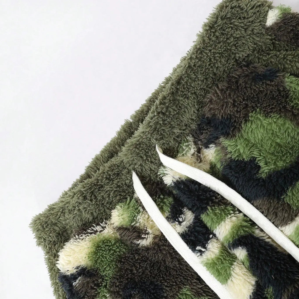 Unisex Leopard Print Fleece Casual Pants
