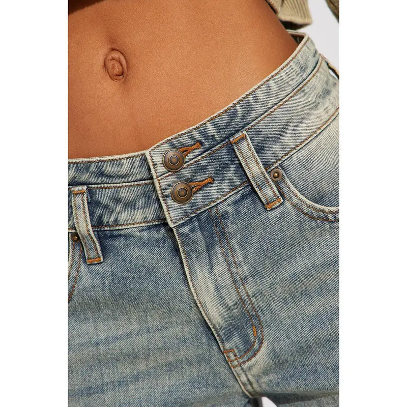 Women's Artesia Tinted Baggy Non Stretch Denim Jeans Light Wash