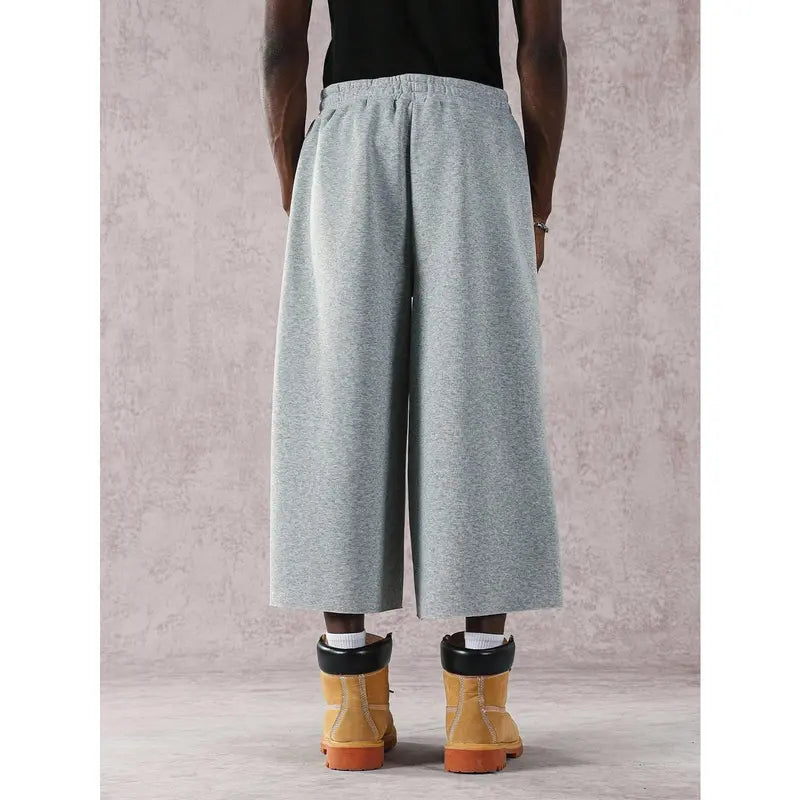 Men's Street Style Badge Graphic Loose Fit Sports Pants