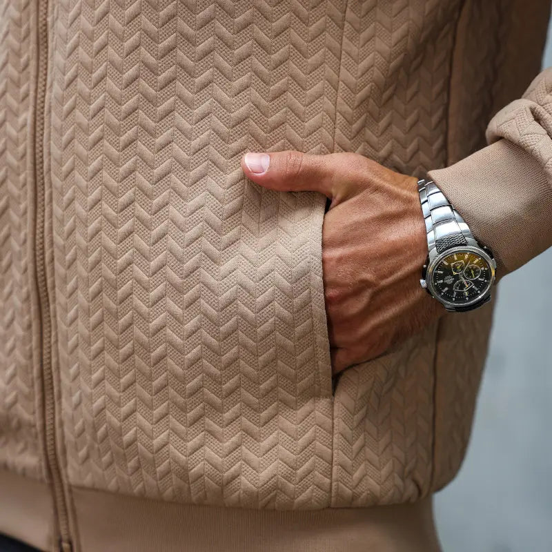Men's Casual Varsity Bomber Coat
