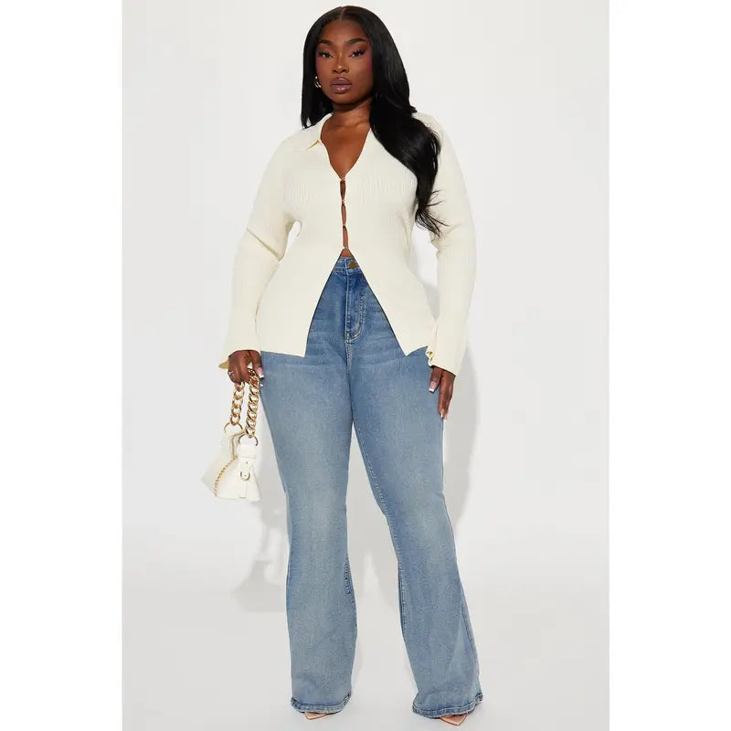 Women's Gemma Sculpting Stretch Flare Denim Jeans Vintage Wash