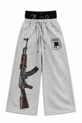 FLATION GRAY AK-47 Sweats | Flation Streetwear