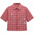 Flation Unisex Crystal Spider Web Shirt | Flation Streetwear