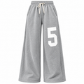 Flation Men's Street Style Badge Loose Fit Sports Pants | Flation Streetwear