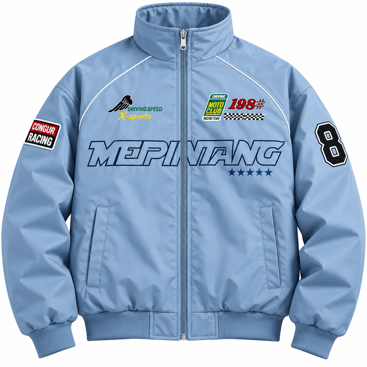 Flation Men's Racing Style Jacket Graphic Print | Flation Streetwear