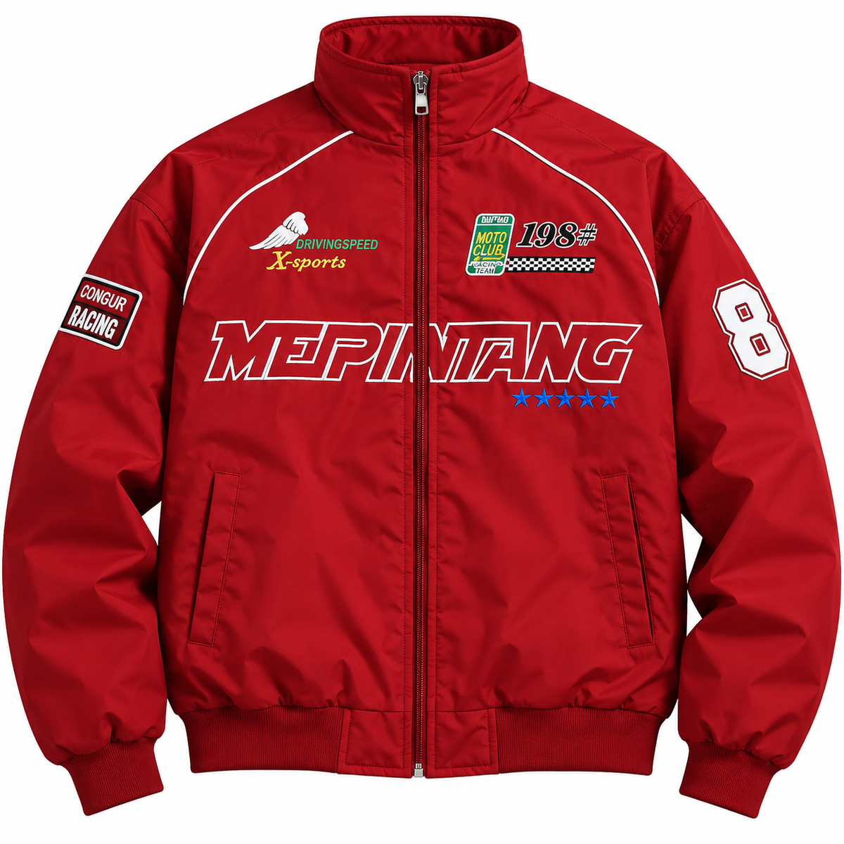 Flation Men's Racing Style Jacket Graphic Print | Flation Streetwear