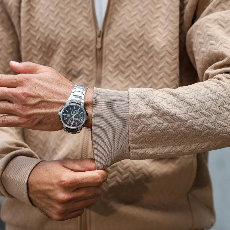 Men's Casual Varsity Bomber Coat