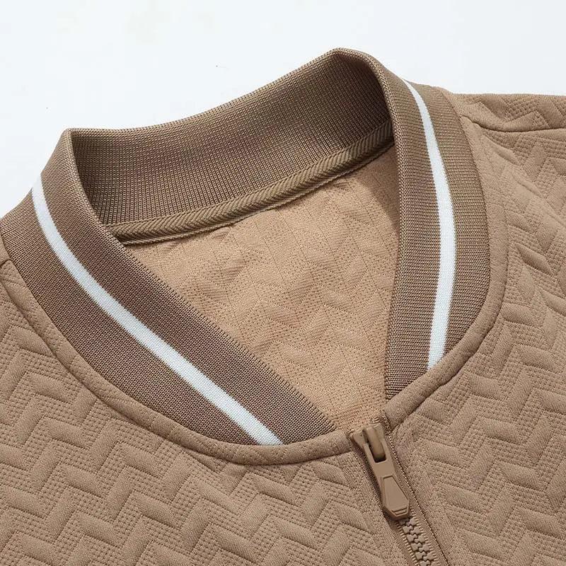 Men's Casual Varsity Bomber Coat