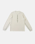 Apricot Flation breathable activewear long sleeve tee, lightweight and comfortable for streetwear and athletic activities.