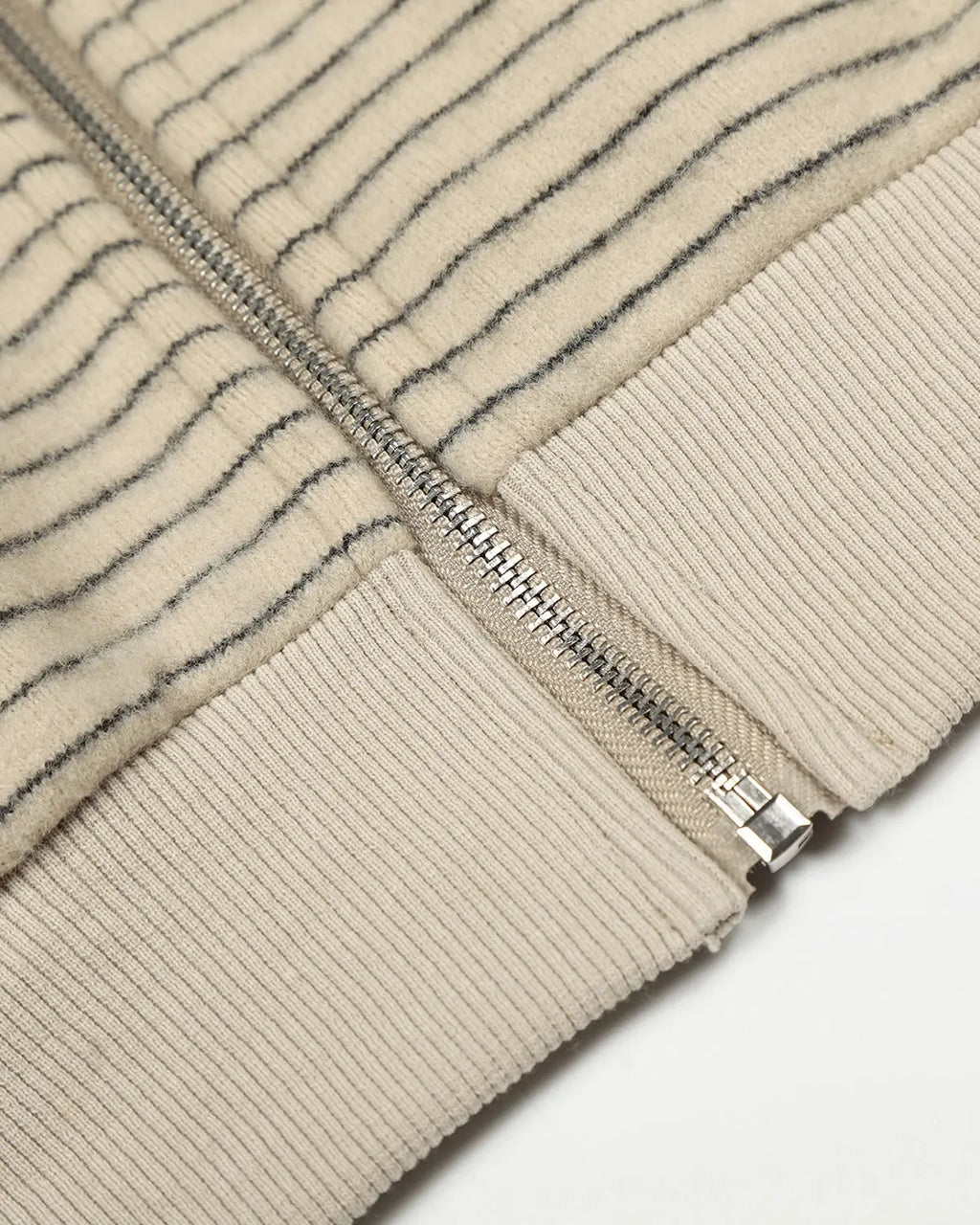 Flation Retro Striped Zip-Up Hoodie featuring bold colorful stripes and a front zipper, casual streetwear style.