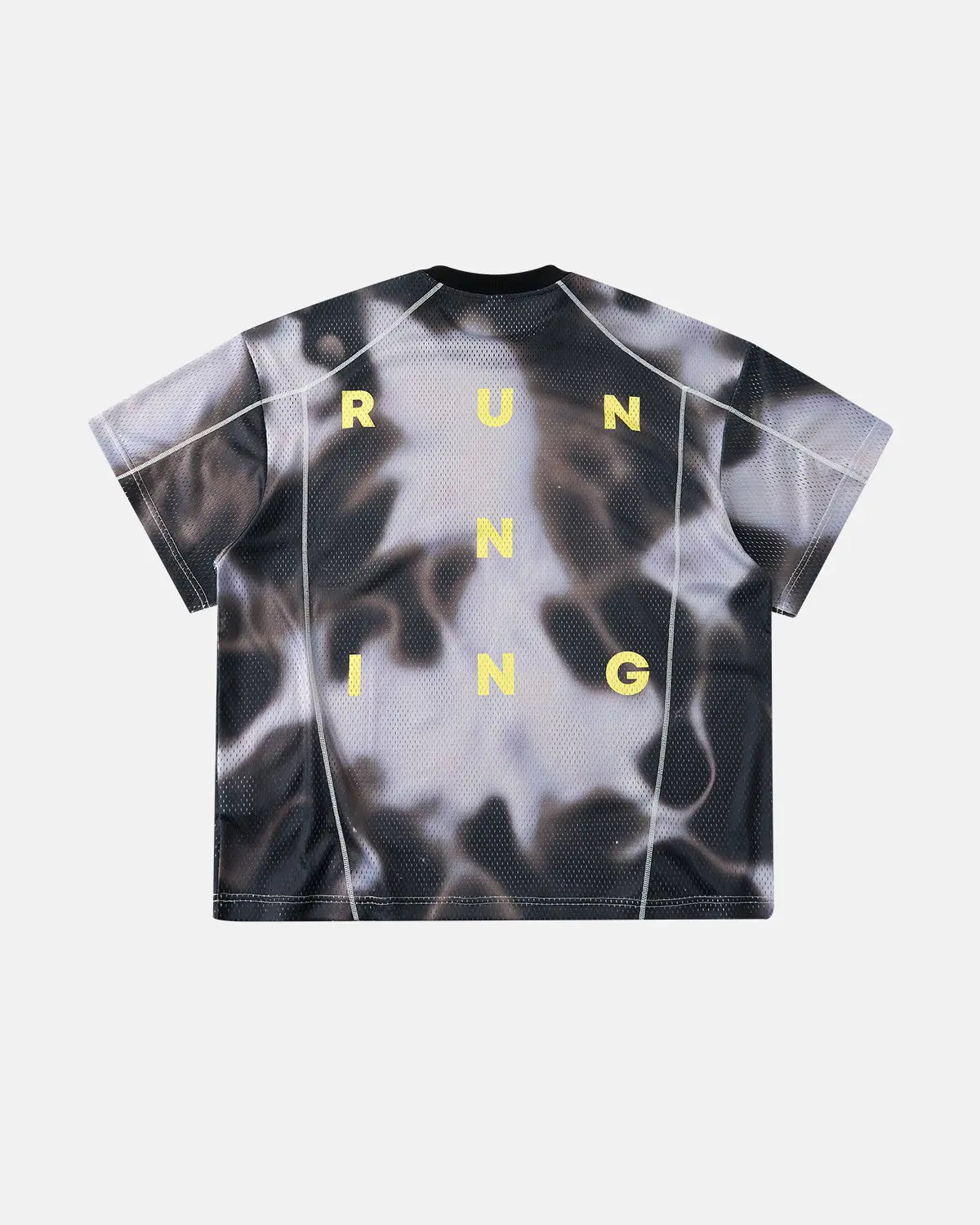 Breathable mesh digital printing jersey by Flation streetwear featuring vibrant pattern and lightweight design.