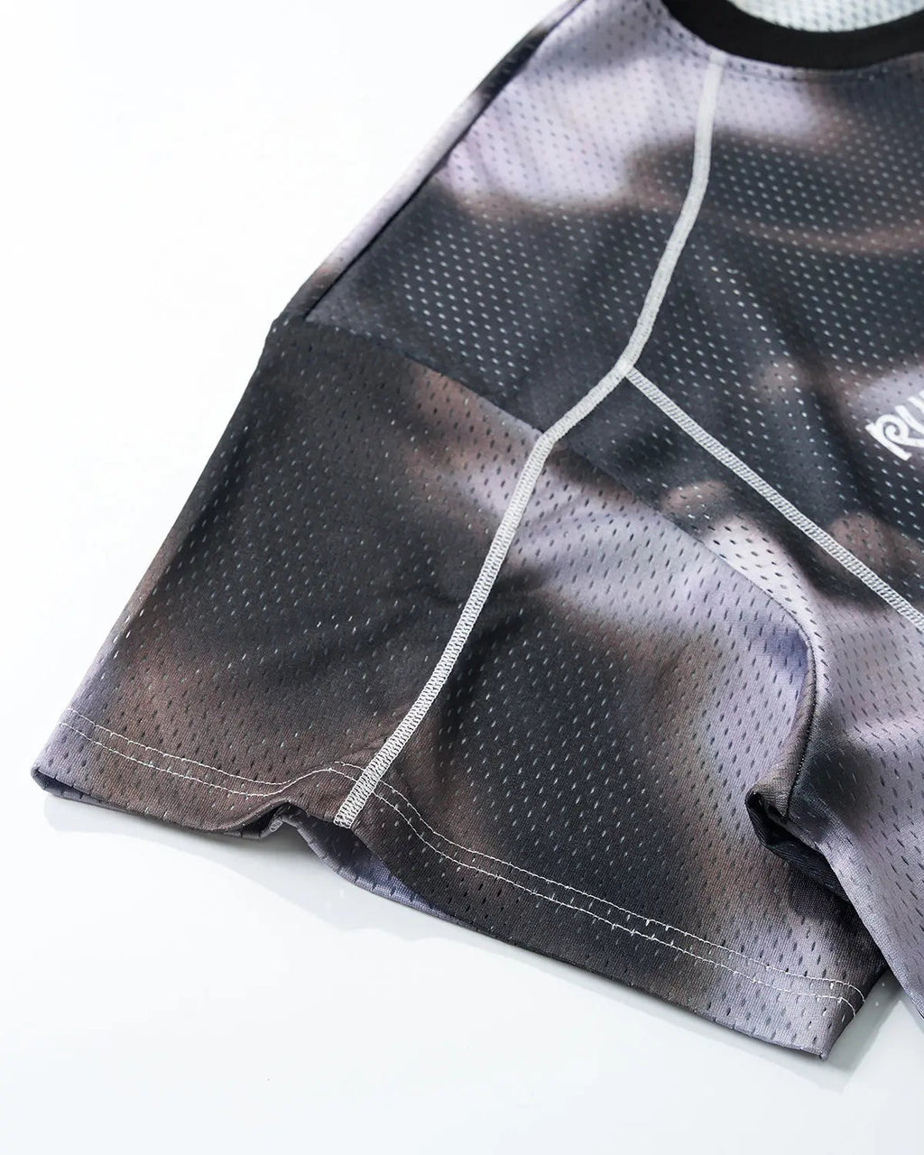 Breathable mesh digital printing jersey from Flation Streetwear featuring lightweight fabric and vibrant graphic design.